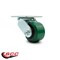 Service Caster 3.25 Inch Green Poly on Cast Iron Wheel Swivel Caster with Roller Bearing SCC SCC-30CS3420-PUR-GB - alternate 2